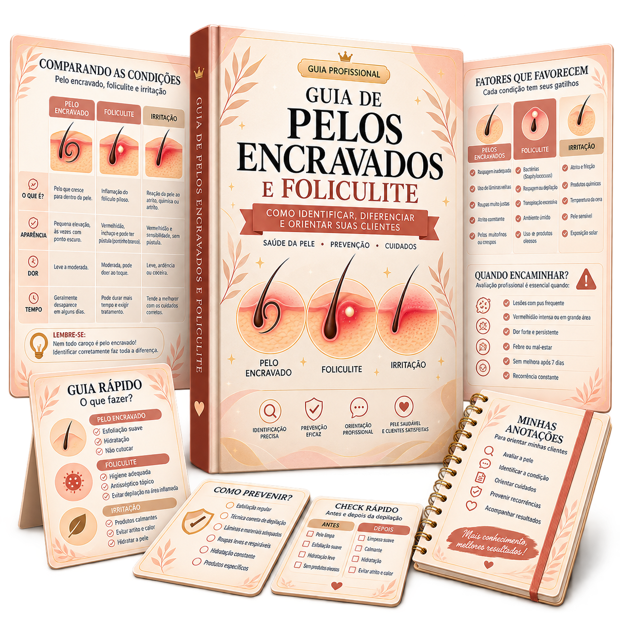 Guia Profissional de Pelos Encravados e Foliculite